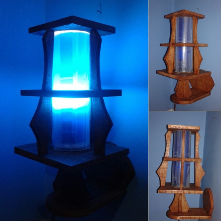  Lampu Dinding Lampu Tidur Hias Lampu Kayu KOTAK 02 