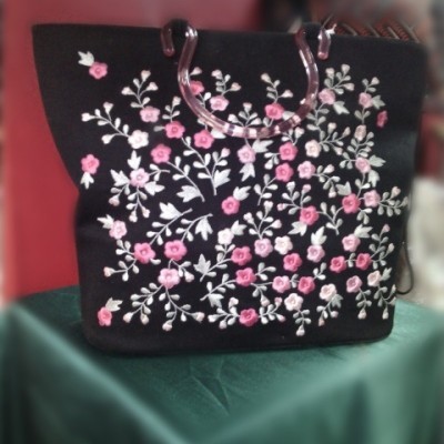 Tas Bordir Bunga Melati - Ku Ka