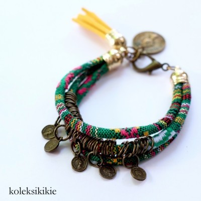 Gelang Tenun Gantari Hijau - Ku Ka