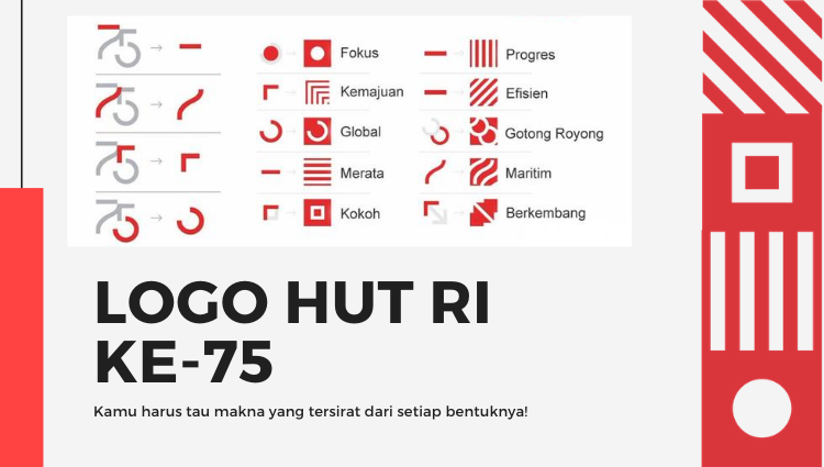 Makna dari Logo HUT RI KE-75